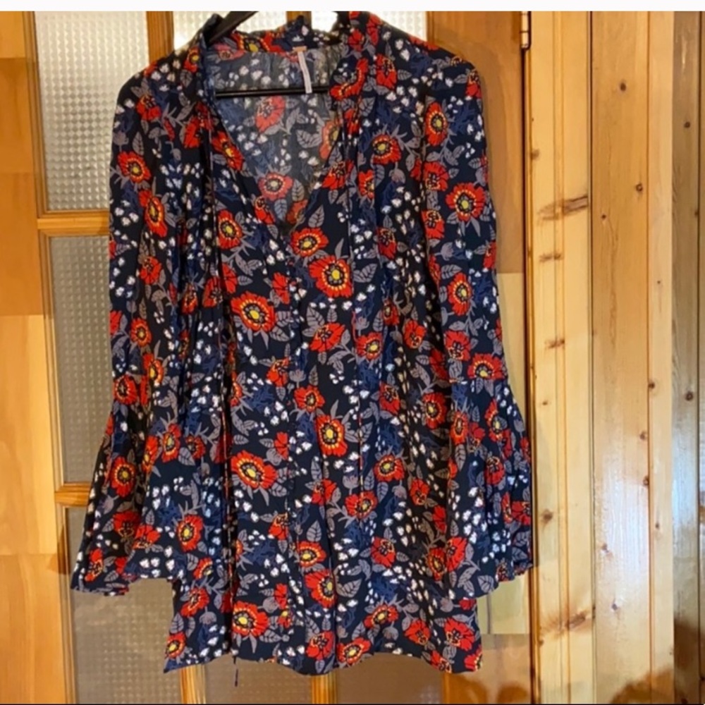 Free People 70s style tunic, size S